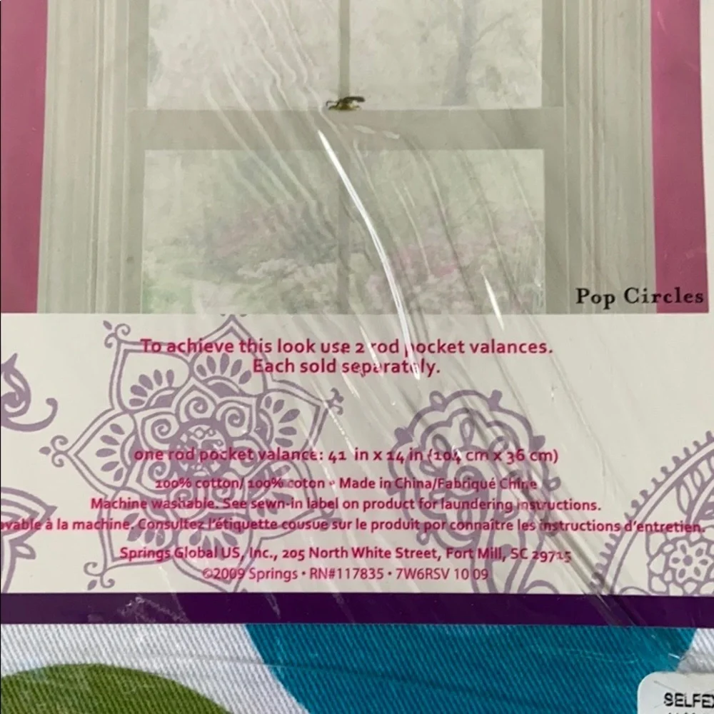 NWT Self Expression curtains and valences
